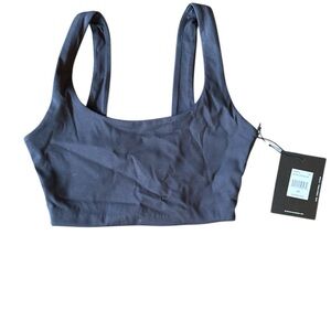 Women's Black Sports Bra by Spiritual Gangster, size XS